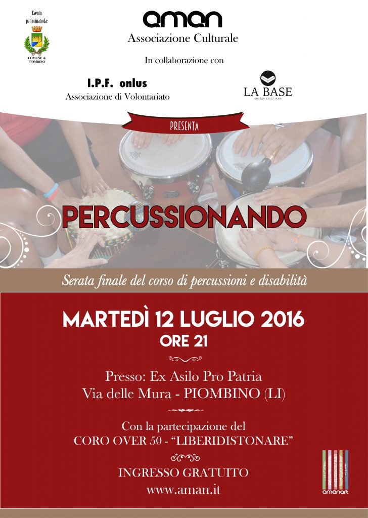 LOCANDINA PERCUSSIONANDO A4